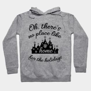 Castle Home for the Holidays in black - Hoodie